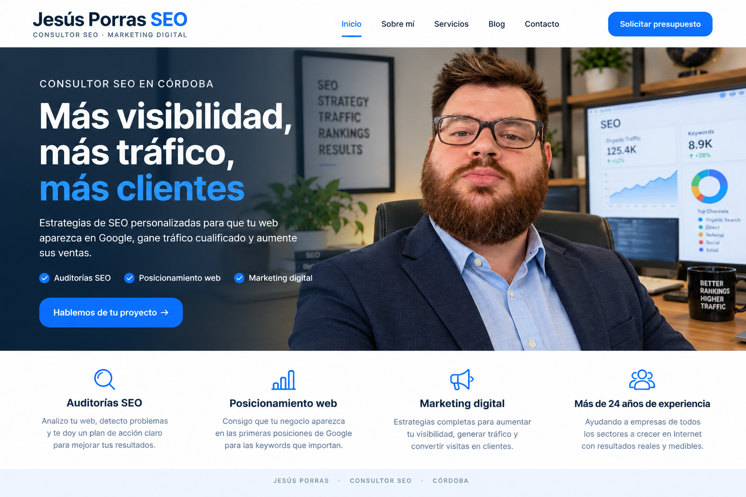 Jesús Porras, consultor SEO en Córdoba